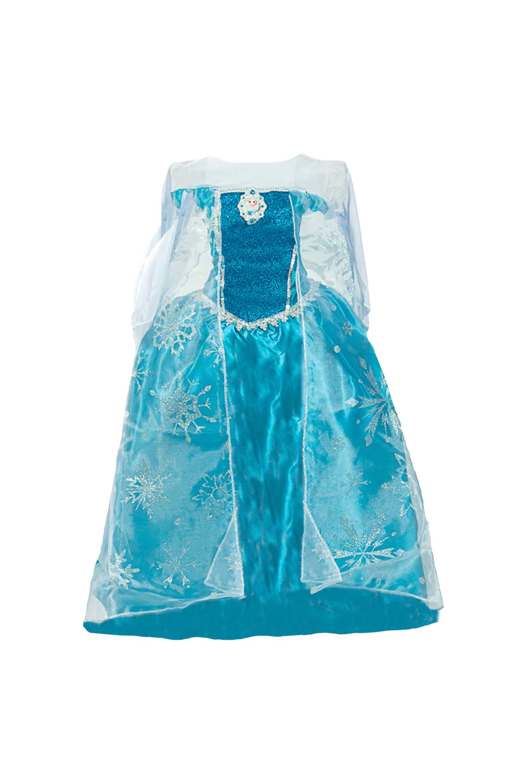 Vestido Fantasia Infantil Elsa Frozen Clássica Emfantasy
