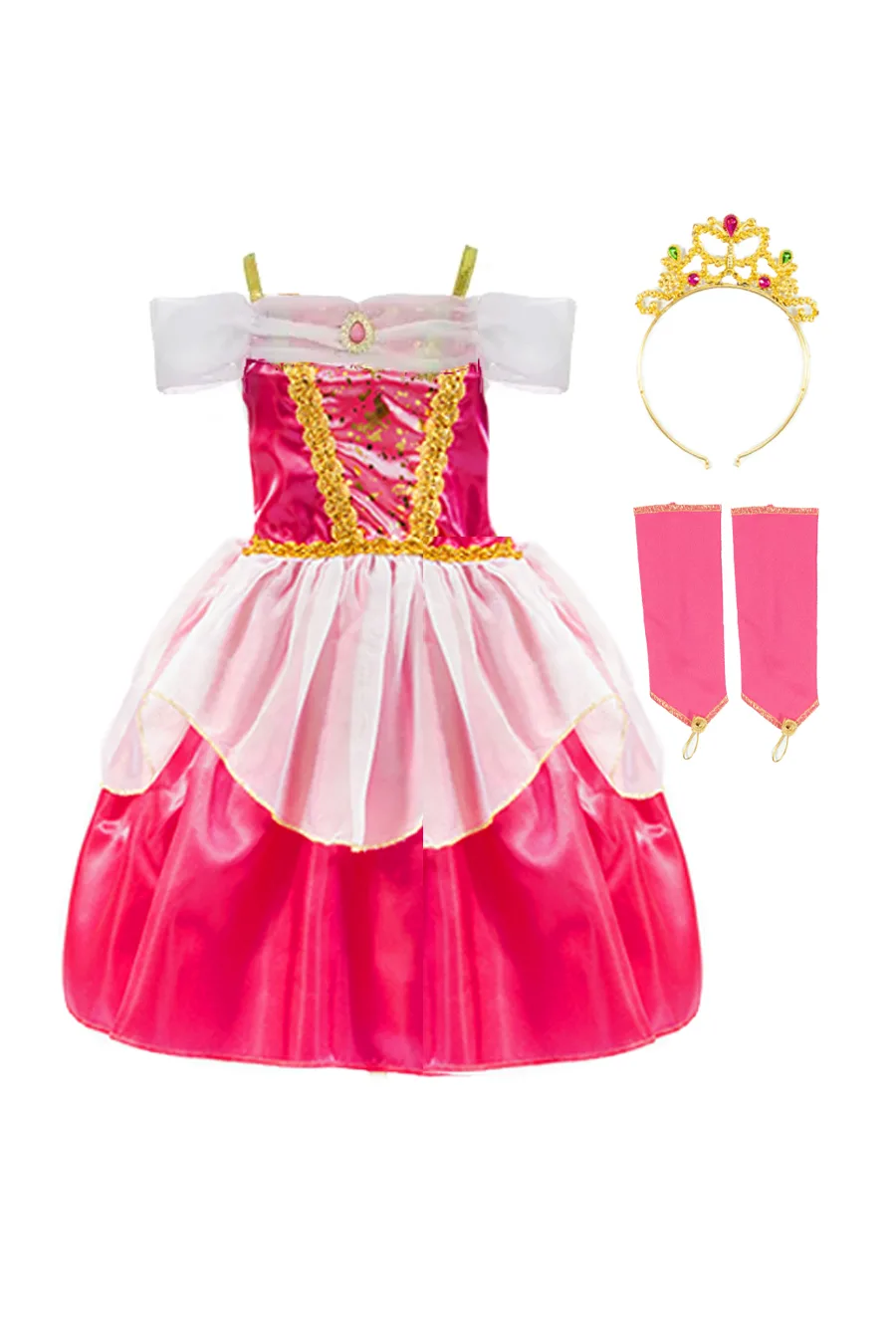 Vestido Fantasia Infantil Princesa Bela - Emfantasy