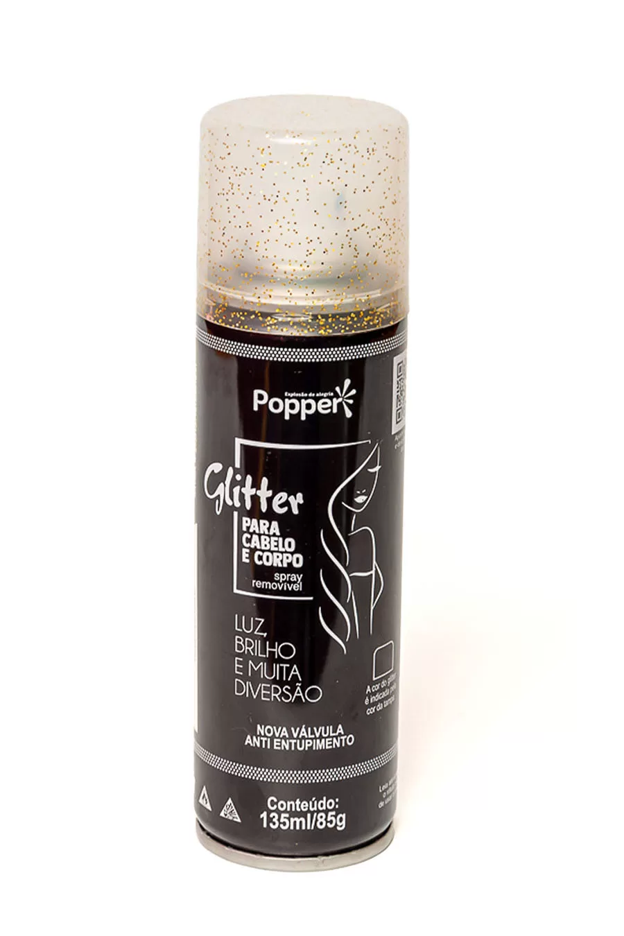 Glitter Spray para Cabelo Dourado Emfantasy