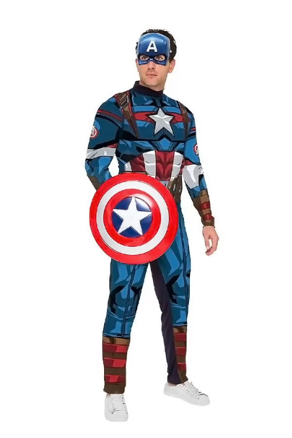 Fantasia Adulto Capitão América - Emfantasy