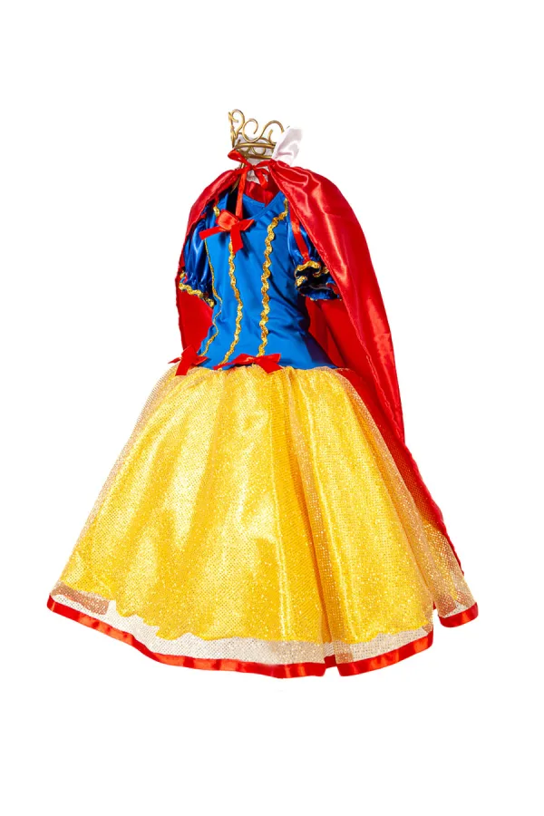 Vestido Fantasia Infantil Branca De Neve Emfantasy