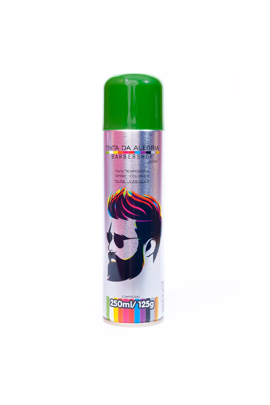 Tinta Spray para Cabelo 250ml - Verde - Emfantasy